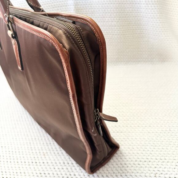 Porter Tokyo 70th Anniversary Yoshida & Co Limited Glow Brown Satin Briefcase - Picture 7 of 12